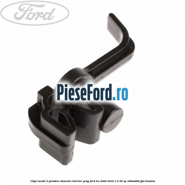 Clips model 2 prindere elemente interior prag Ford Ka 2009-2016 1.2 69 cp 169A4000, FP4 benzina
