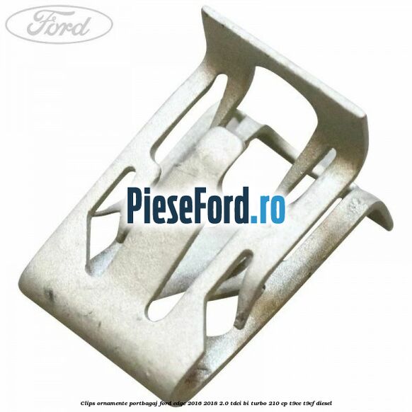Clips ornamente portbagaj Ford Edge 2016-2018 2.0 TDCi Bi-Turbo 210 cp T9CE, T9CF diesel
