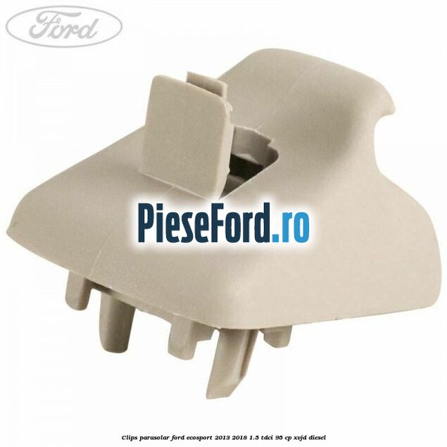 Clips parasolar Ford EcoSport 2013-2018 1.5 TDCi 95 cp XVJD diesel