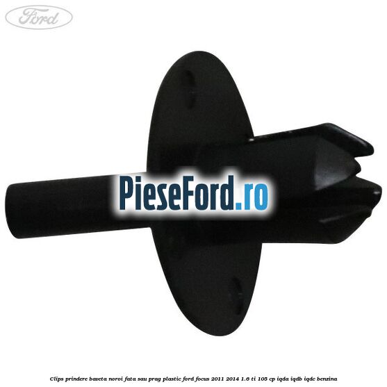 Clips prindere baveta noroi fata sau prag plastic Ford Focus 2011-2014 1.6 Ti 105 cp IQDA, IQDB, IQDC benzina