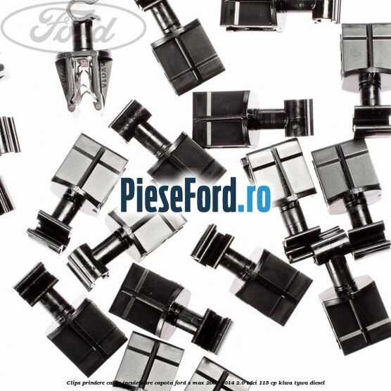 Clips prindere cablu incuietoare capota Ford S-Max 2007-2014 2.0 TDCi 115 cp KLWA, TYWA diesel