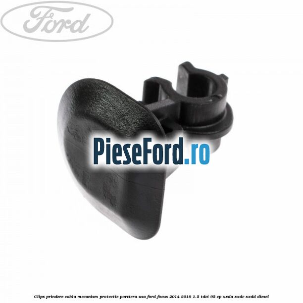 Clips prindere cablu mecanism protectie portiera usa Ford Focus 2014-2018 1.5 TDCi 95 cp XXDA, XXDC, XXDD diesel