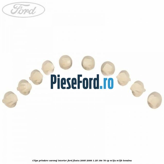 Clips prindere carenaj interior Ford Fiesta 2005-2008 1.25 16V 70 cp Clips prindere carenaj interior Ford Fiesta 2005-2008 1.25 16V 70 cp M7JA, M7JB benzina