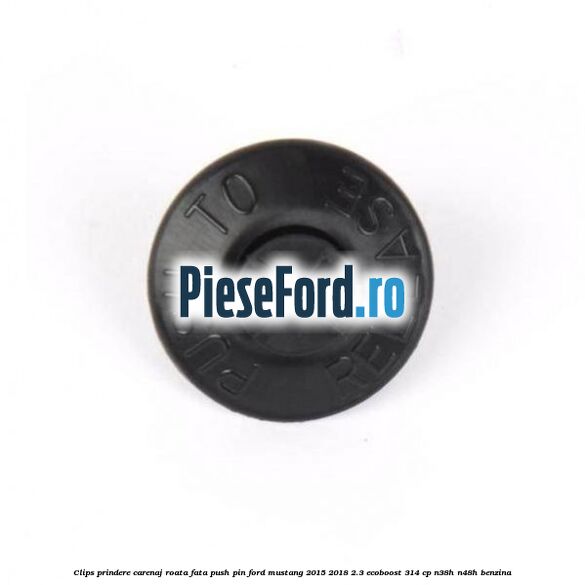 Clips prindere carenaj roata fata push pin Ford Mustang 2015-2018 2.3 EcoBoost 314 cp N38H, N48H benzina