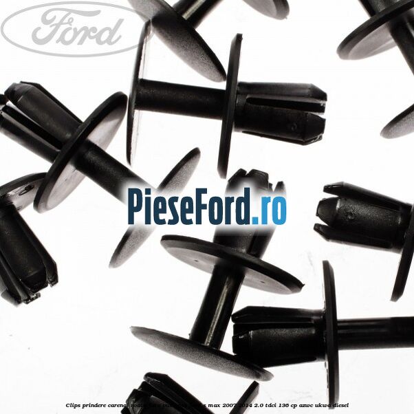 Clips prindere carenaj roata fata push pin Ford S-Max 2007-2014 2.0 TDCi 136 cp AZWC, UKWA diesel