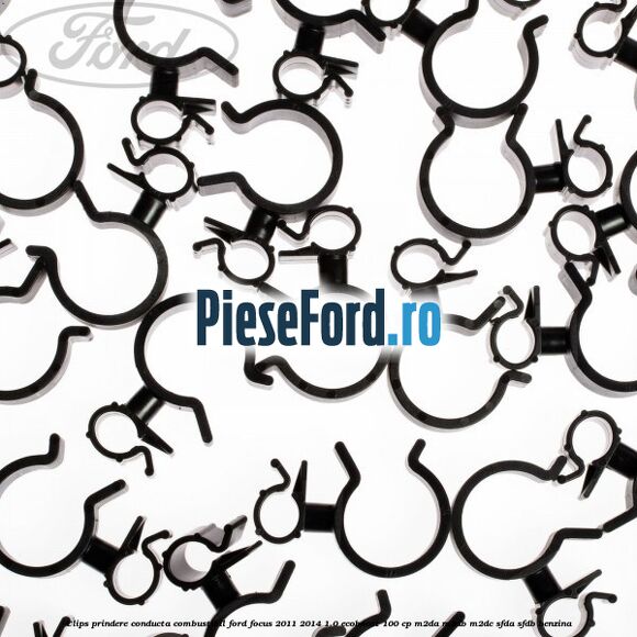 Clips prindere conducta combustibil Ford Focus 2011-2014 1.0 EcoBoost 100 cp M2DA, M2DB, M2DC, SFDA, SFDB benzina