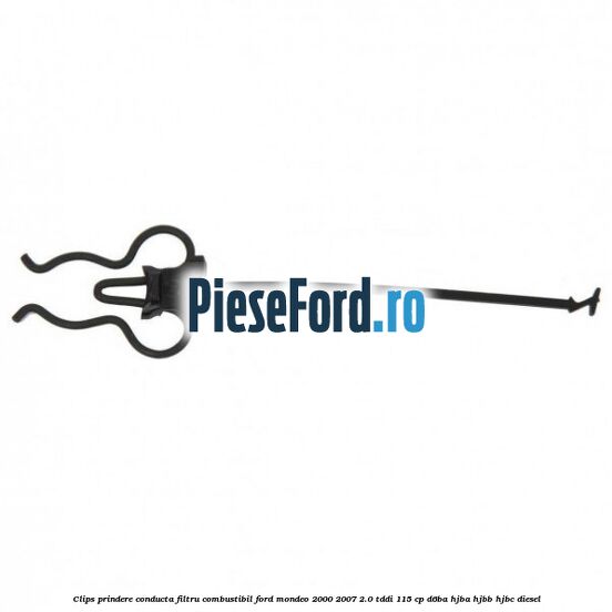 Clips prindere conducta filtru combustibil Ford Mondeo 2000-2007 2.0 TDDI 115 cp D6BA, HJBA, HJBB, HJBC diesel