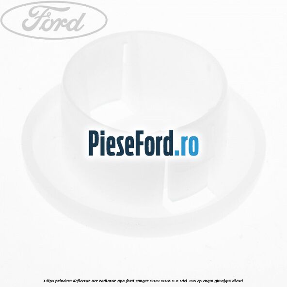 Clips prindere deflector aer radiator apa Ford Ranger 2012-2015 2.2 TDCi 125 cp ENQW, GBVAJQW diesel