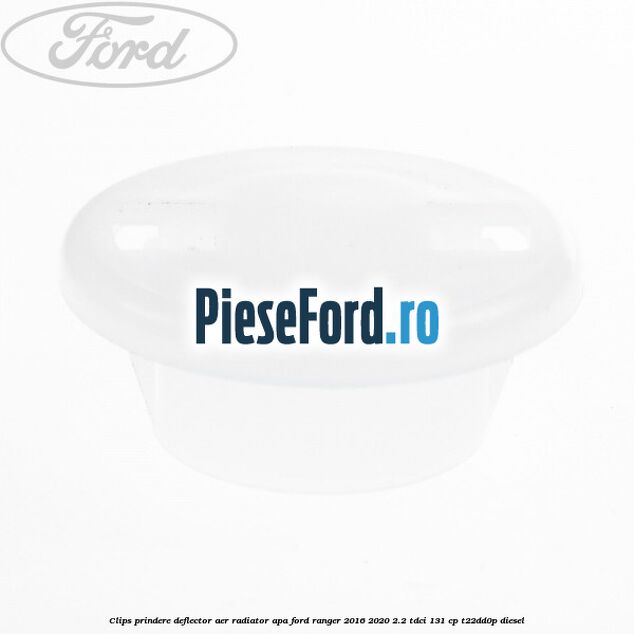Clips prindere deflector aer radiator apa Ford Ranger 2016-2020 2.2 TDCi 131 cp T22DD0P diesel