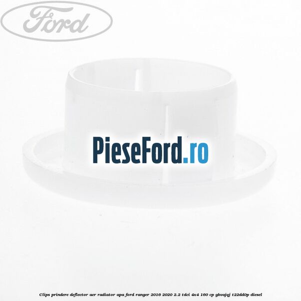 Clips prindere deflector aer radiator apa Ford Ranger 2016-2020 2.2 TDCi 4x4 160 cp GBVAJQJ, T22DD0P diesel