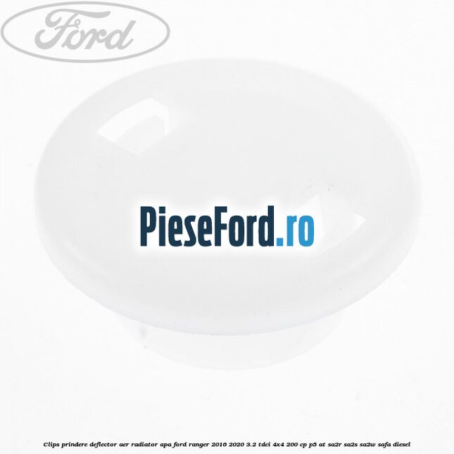 Clips prindere deflector aer radiator apa Ford Ranger 2016-2020 3.2 TDCi 4x4 200 cp P5-AT, SA2R, SA2S, SA2W, SAFA diesel