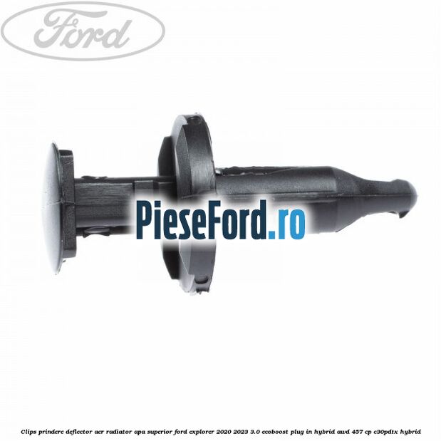 Clips prindere deflector aer radiator apa superior Ford Explorer 2020-2023 3.0 EcoBoost Plug-in Hybrid AWD 457 cp C30PDTX hybrid