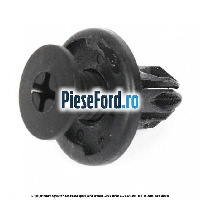 Clips prindere deflector aer roata spate Ford Transit 2014-2018 2.2 TDCi 4x4 155 cp CV24, CVR5 diesel