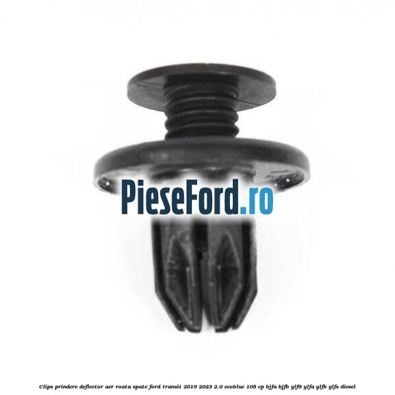 Clips prindere deflector aer roata spate Ford Transit 2019-2023 2.0 EcoBlue 105 cp BJFA, BJFB, YLF6, YLFA, YLFB, YLFS diesel