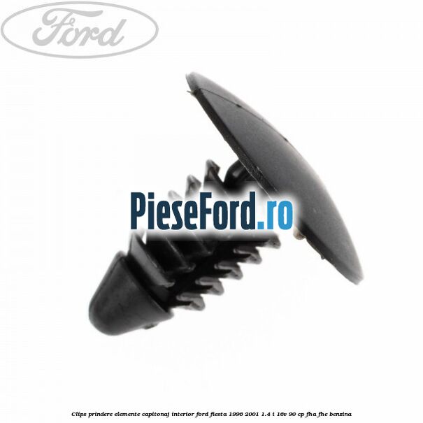 Clips prindere elemente capitonaj interior Ford Fiesta 1996-2001 1.4 i 16V 90 cp FHA, FHE benzina