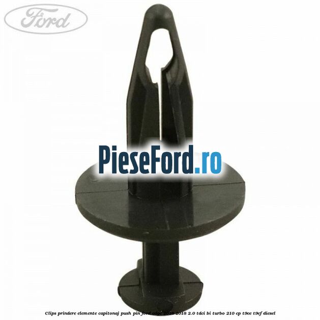 Clips prindere elemente capitonaj push pin Ford Edge 2016-2018 2.0 TDCi Bi-Turbo 210 cp T9CE, T9CF diesel