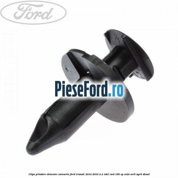 Clips prindere elemente caroserie Ford Transit 2014-2018 2.2 TDCi RWD 155 cp CV24, CVR5, UYR6 diesel
