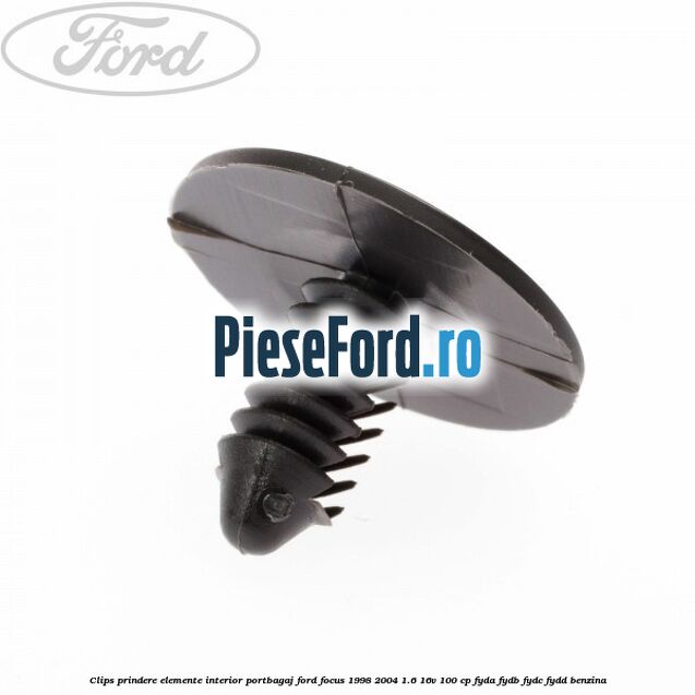Clips prindere elemente interior portbagaj Ford Focus 1998-2004 1.6 16V 100 cp FYDA, FYDB, FYDC, FYDD benzina