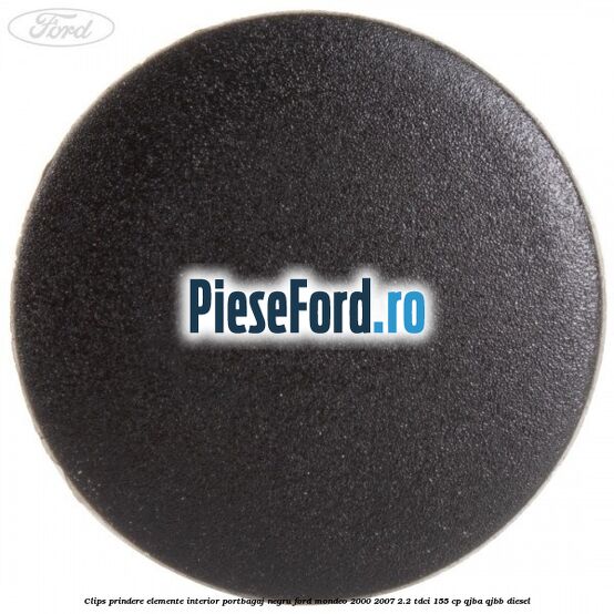 Clips prindere elemente interior portbagaj negru Ford Mondeo 2000-2007 2.2 TDCi 155 cp QJBA, QJBB diesel