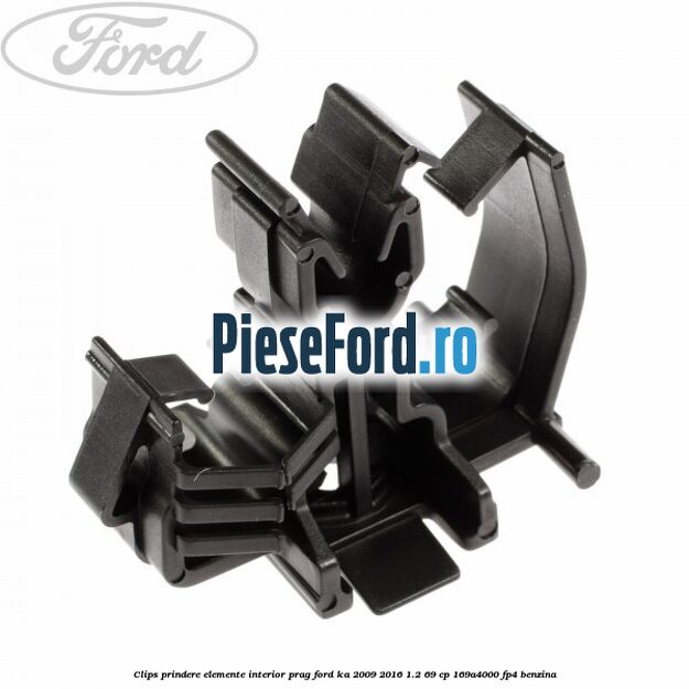 Clips prindere elemente interior prag Ford Ka 2009-2016 1.2 69 cp 169A4000, FP4 benzina
