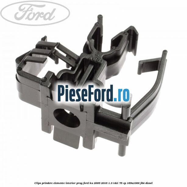 Clips prindere elemente interior prag Ford Ka 2009-2016 1.3 TDCi 75 cp 169A1000, FD4 diesel