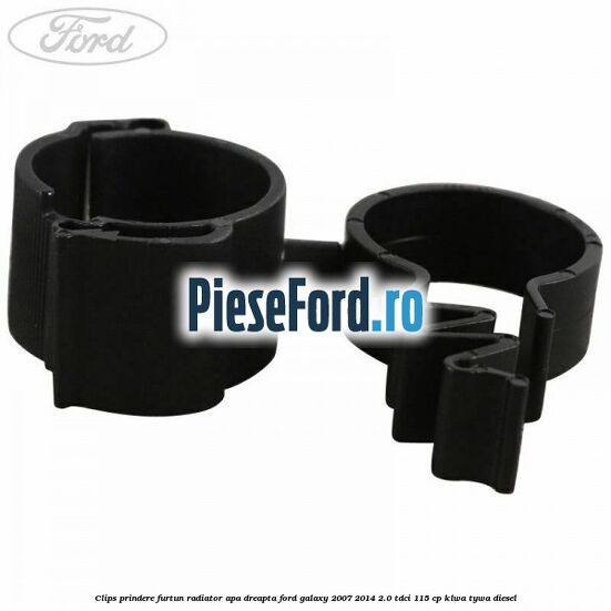 Clips prindere furtun radiator apa dreapta Ford Galaxy 2007-2014 2.0 TDCi 115 cp KLWA, TYWA diesel