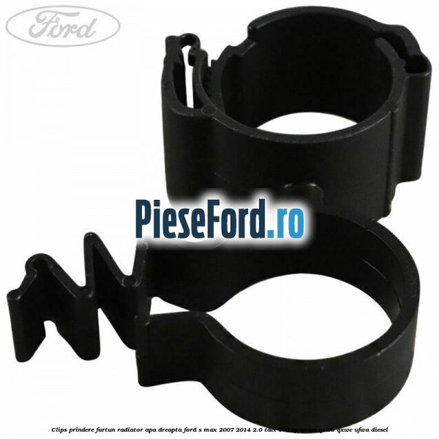 Clips prindere furtun radiator apa dreapta Ford S-Max 2007-2014 2.0 TDCi 140 cp QXWA, QXWB, QXWC, UFWA diesel