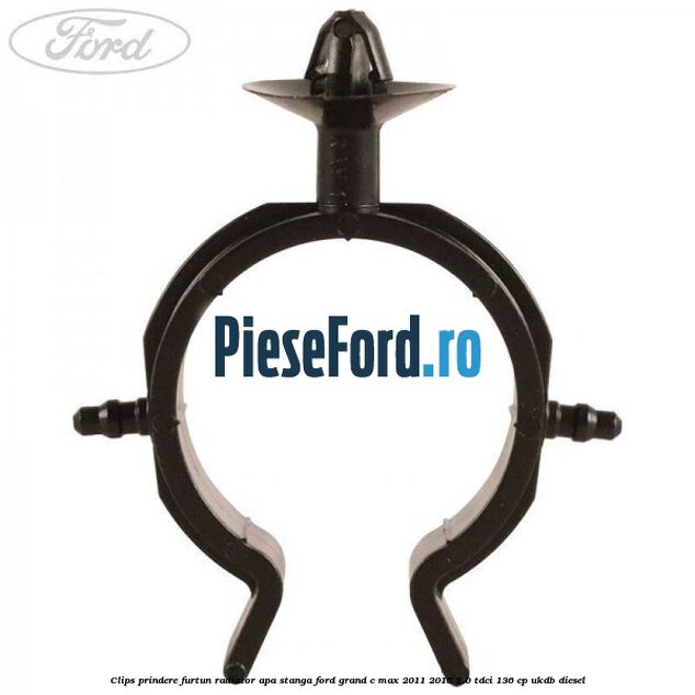 Clips prindere furtun radiator apa stanga Ford Grand C-Max 2011-2015 2.0 TDCi 136 cp UKDB diesel