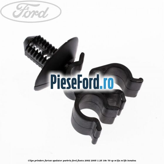 Clips prindere furtun spalator parbriz Ford Fiesta 2002-2005 1.25 16V 70 cp M7JA, M7JB benzina