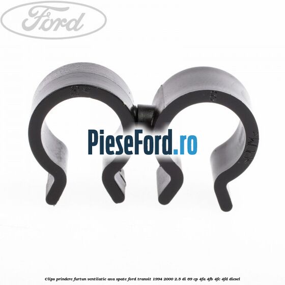 Clips prindere furtun ventilatie axa spate Ford Transit 1994-2000 2.5 DI 69 cp 4FA, 4FB, 4FC, 4FD diesel