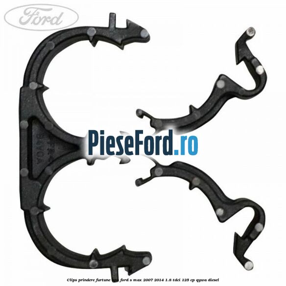 Clips prindere furtune apa Ford S-Max 2007-2014 1.8 TDCi 125 cp QYWA diesel
