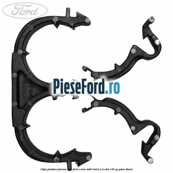 Clips prindere furtune apa Ford S-Max 2007-2014 2.2 TDCi 175 cp Q4WA diesel
