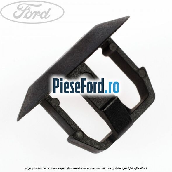Clips prindere insonorizant capota Ford Mondeo 2000-2007 2.0 TDDI 115 cp D6BA, HJBA, HJBB, HJBC diesel