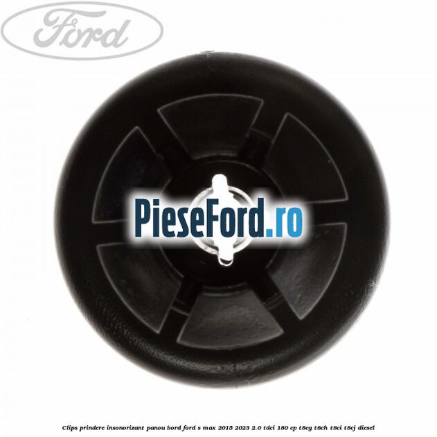 Clips prindere insonorizant panou bord Ford S-Max 2015-2023 2.0 TDCi 180 cp T8CG, T8CH, T8CI, T8CJ diesel