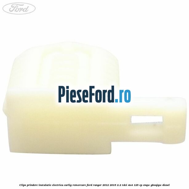 Clips prindere instalatie electrica carlig remorcare Ford Ranger 2012-2015 2.2 TDCi 4x4 125 cp ENQW, GBVAJQW diesel