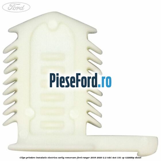 Clips prindere instalatie electrica carlig remorcare Ford Ranger 2016-2020 2.2 TDCi 4x4 131 cp T22DD0P diesel
