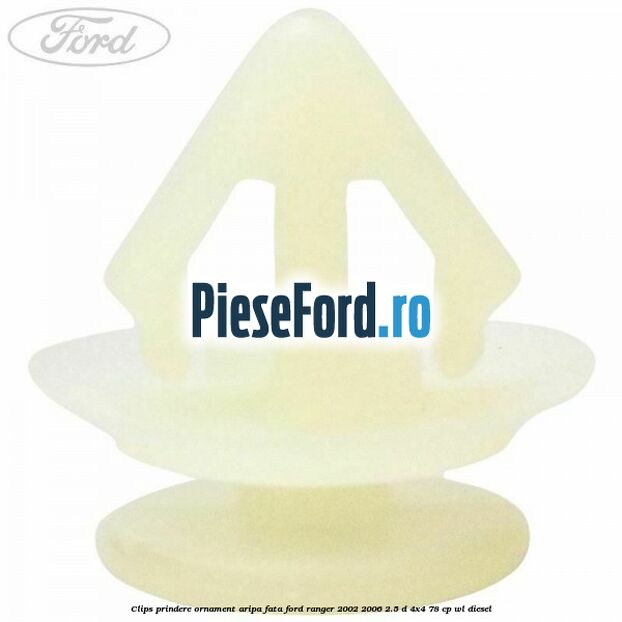 Clips prindere ornament aripa fata Ford Ranger 2002-2006 2.5 D 4x4 78 cp WL diesel