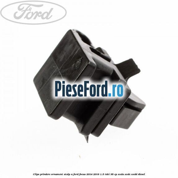 Clips prindere ornament stalp A Ford Focus 2014-2018 1.5 TDCi 95 cp XXDA, XXDC, XXDD diesel