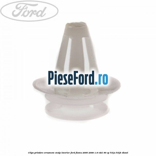 Clips prindere ornament stalp interior Ford Fiesta 2005-2008 1.6 TDCi 90 cp HHJA, HHJB diesel