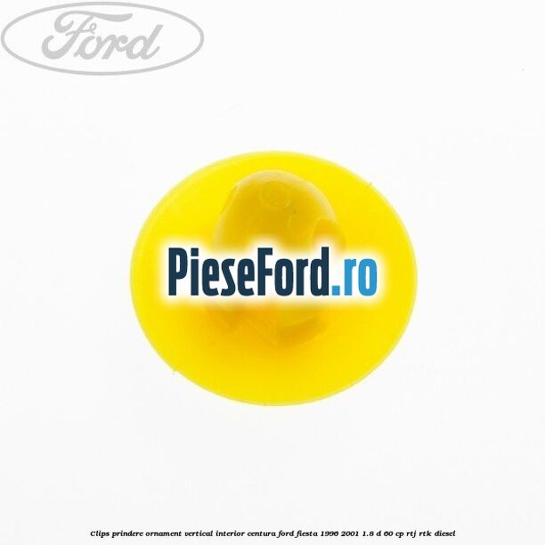 Clips prindere ornament vertical interior centura Ford Fiesta 1996-2001 1.8 D 60 cp RTJ, RTK diesel