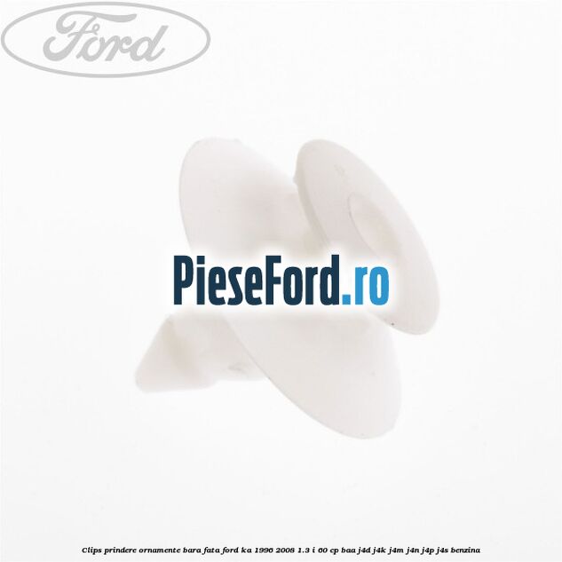Clips prindere ornamente bara fata Ford Ka 1996-2008 1.3 i 60 cp BAA, J4D, J4K, J4M, J4N, J4P, J4S benzina