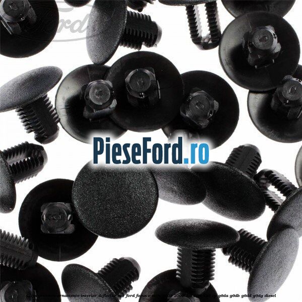 Clips prindere ornamente interior, deflector aer Ford Focus C-Max 2003-2007 2.0 TDCi 136 cp G6DA, G6DB, G6DD, G6DG diesel