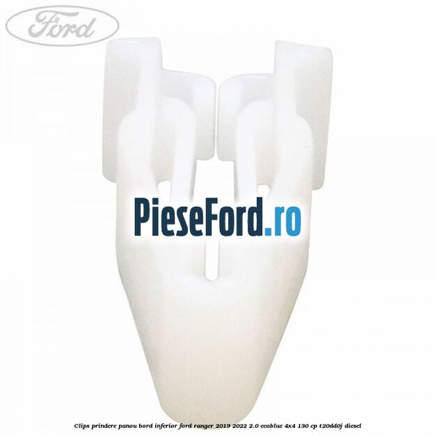 Clips prindere panou bord inferior Ford Ranger 2019-2022 2.0 EcoBlue 4x4 130 cp T20DD0J diesel