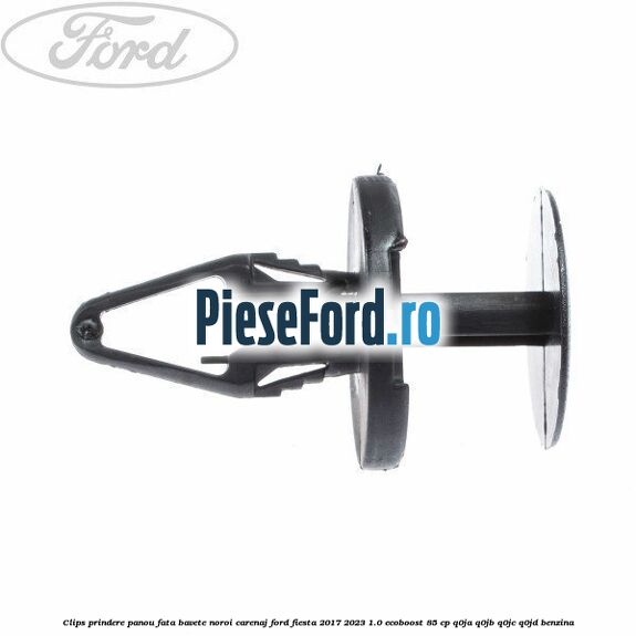 Clips prindere panou fata, bavete noroi, carenaj Ford Fiesta 2017-2023 1.0 EcoBoost 85 cp Q0JA, Q0JB, Q0JC, Q0JD benzina