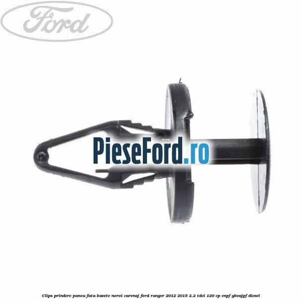 Clips prindere panou fata, bavete noroi, carenaj Ford Ranger 2012-2015 2.2 TDCi 120 cp ENPF, GBVAJPF diesel