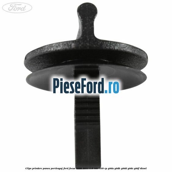 Clips prindere panou portbagaj Ford Focus 2008-2011 1.6 TDCi 109 cp Clips prindere panou portbagaj Ford Focus 2008-2011 1.6 TDCi 109 cp G8DA, G8DB, G8DD, G8DE, G8DF diesel