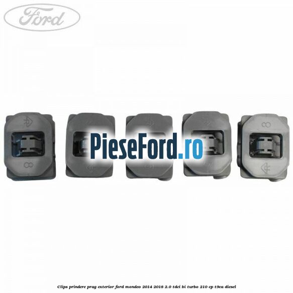 Clips prindere prag exterior Ford Mondeo 2014-2018 2.0 TDCi Bi-Turbo 210 cp T9CA diesel