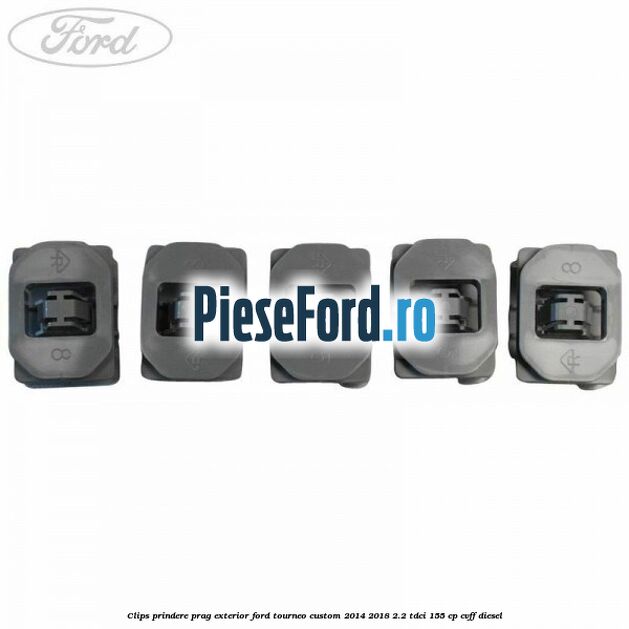 Clips prindere prag exterior Ford Tourneo Custom 2014-2018 2.2 TDCi 155 cp CVFF diesel