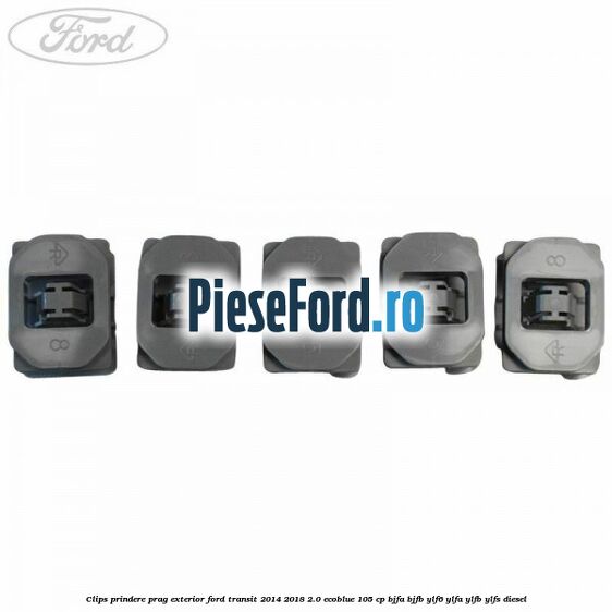 Clips prindere prag exterior Ford Transit 2014-2018 2.0 EcoBlue 105 cp BJFA, BJFB, YLF6, YLFA, YLFB, YLFS diesel