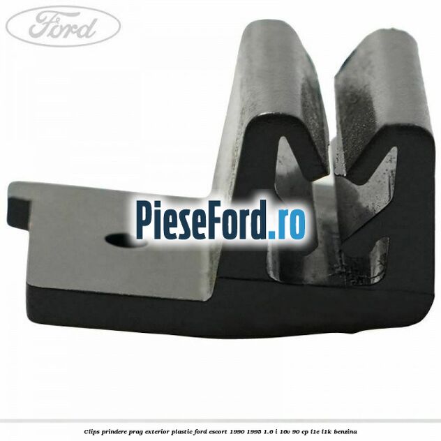 Clips prindere prag exterior plastic Ford Escort 1990-1995 1.6 i 16V 90 cp L1E, L1K benzina